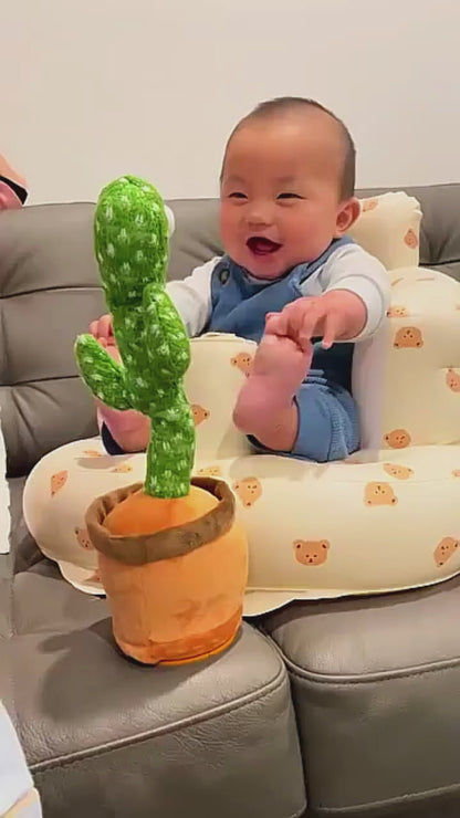 Dancing Cactus Plush Toy with Music, Lights & Singing Function